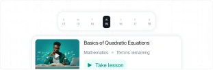 Personalized lesson roadmap preview